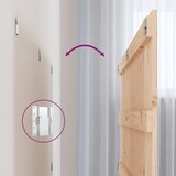 thumbnail of Décoshop26 - Tête de lit accessoire couchage chambre à coucher meuble murale style palette 127,5 x 3 x 60 cm bois massif de pin TDL0202785