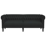 thumbnail of vidaXL Chesterfield-Sofa 3-Sitzer Schwarz Stoff