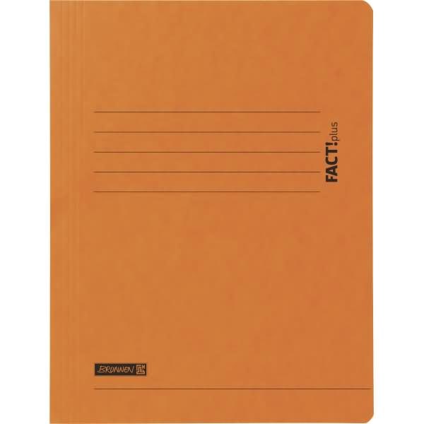 Sammelmappe Fact!plus A4 Karton 375g/qm orange