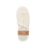 thumbnail of Pantofole Hotel in elegante tela di cotone beige