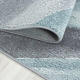 thumbnail of Teppich Wohnzimmer Geometrisch Pflegeleicht Waschbar Strapazierfähig Schlafzimmer OEKO-TEX Blau 200x290 cm – ANDALO von Kadima Design