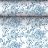 thumbnail of PAPSTAR Tischläufer, stoffähnlich, PV-Tissue Mix "ROYAL Collection" 24 m x 40 cm blau "Rose"