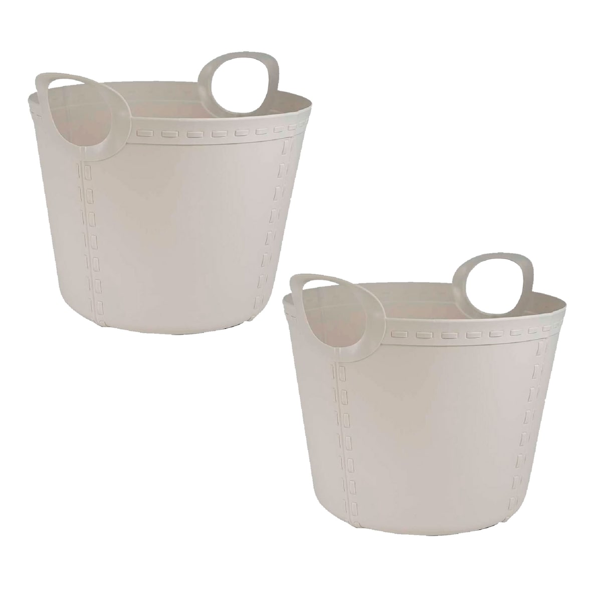 SP BERNER - Set 2 Cestini Life Story 15 l grigio chiaro