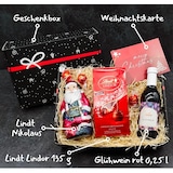 thumbnail of Geschenkset "Glühwein & Lindt Schokolade" | Weihnachten Präsentkorb gefüllt mit Wein, Nikolaus, Lindor Pralinen