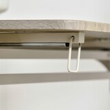 thumbnail of Essgruppe 3-teilig klappbar 75x110x70 cm MDF Stahl 2 Stühle Esszimmer Küche Platzsparend Modern Natur Holzoptik