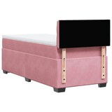 thumbnail of vidaXL Boxspringbett mit Matratze Rosa 90x190 cm Samt
