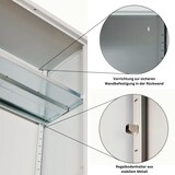 thumbnail of PROREGAL Stahlschrank BEE mit 7 verzinkten Fachböden | HxBxT 195x92x42cm | Grau-Grau | Werkstattschrank Werkzeugschrank Aktenschrank Universalschrank