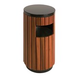 thumbnail of Buitenafvalbak 33 ltr - houtlook, zwart