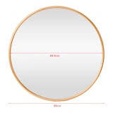 thumbnail of Helloshop26 - Miroir mural rond 50 cm doré 03_0007942