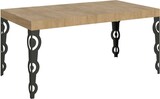 thumbnail of Ausziehbarer Tisch 90 x 140/244 cm, Gestell Karamay Premium Eiche Natur Anthrazit