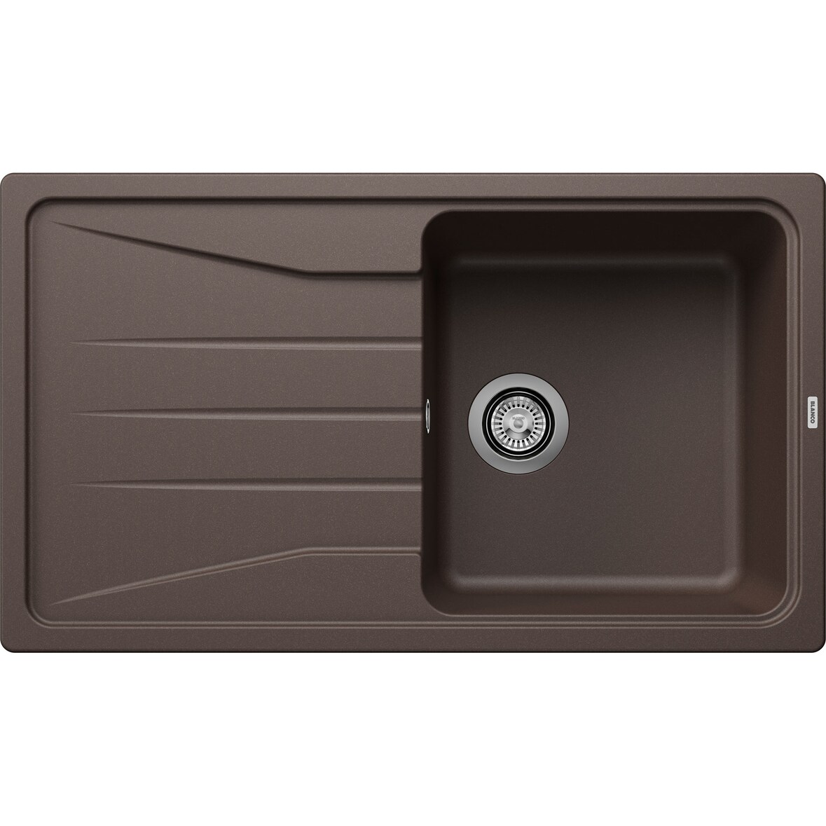 BLANCO SONA 5 S Einbauspüle / SILGRANIT / Cafe / reversibel / Stopfen -