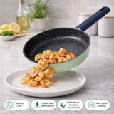 thumbnail of Batterie de cuisine 6 pièces à revêtement marbré avec couvercles tous feux dont induction Vert Just perfecto JL-333 usage non-intensif Just Perfecto