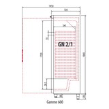 thumbnail of CORECO Armoire Refrigeree Gn2/1 - -2/+8 - 755X720X2050 - Interieur Abs/Exterieur Inox - Capacite 607L RVGI-601