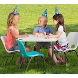 thumbnail of Mesa baja plegable infantil crema 61 x 61 x 53,5 cm