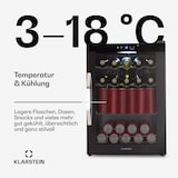 thumbnail of Coachella 60 Smart Kühlschrank | Wifi | LED | 3 Böden | Hintergrundbeleuchtung | EEK E Schwarz