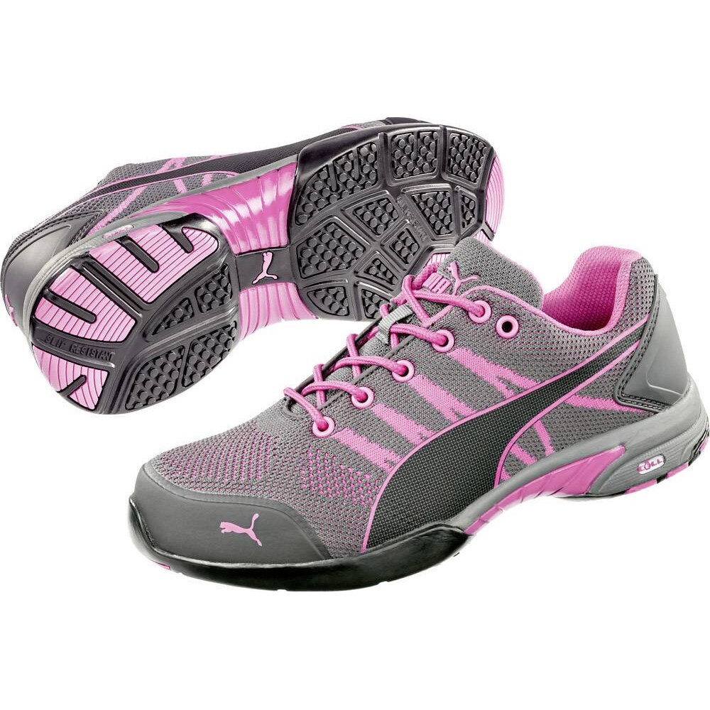 PUMA Safety Celerity Knit Pink 642910-42 Sicherheitsschuh S1 Schuhgröße (EU): 42 Grau, Pink 1 St.