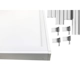 thumbnail of 120x30 cm LED Deckenleuchte Panel 40w Panel inkl. Aufbaurahmen Quadrat 3000K Warmweiß