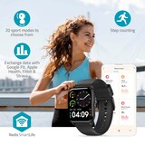 thumbnail of Nedis SmartLife-Uhr - 1.69 " - LCD - IP68 - Maximale Betriebszeit: 240 Std - Android / IOS - Schwarz