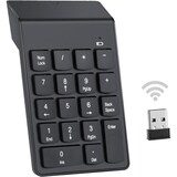 thumbnail of Teclado numérico sem fios USB 2.4G de 18 teclas para PC e portátil