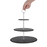 thumbnail of Espositore a 3 livelli OLYMPIA Slate - Nero GF991