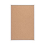 thumbnail of Tablón de anuncios de corcho antimicrobiano* Maya de Bi-Office, de 200 x 100 cm, de superficie de corcho, con marco de aluminio blanco