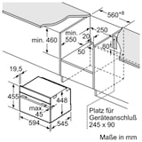 thumbnail of Bosch Serie 8 CFA634GS1 microondas Integrado 36 L 900 W Negro, Acero inoxidable