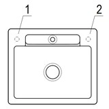 thumbnail of Villeroy&Boch Spülbecken, Küchenspüle Siluet 60 S Crema 600x510mm, Unterschrankbreite 60cm