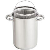 thumbnail of Edelstahl Spargeltopf Nudeltopf Höhe 21cm mit Drahteinsatz 22012