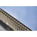 thumbnail of Tarrington House Mesa de exterior MADRID, alumínio / vime PE, 130 x 75 x 65.5 cm, ajustável em altura, resistente às intempéries, cinzento