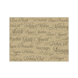 thumbnail of MONOUSO - Mantel Individual Papel 30x40cm Kraft "Buen Provecho" 40g (1.000 Uds)