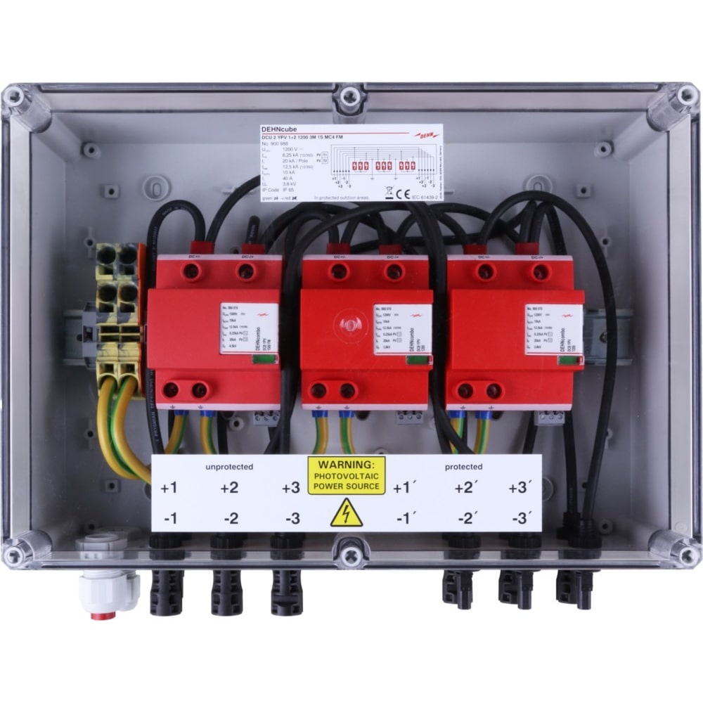 DEHN GAK Typ 1+2 im Gehäuse IP6 DCU 2 YPV 1+2#900988