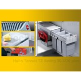 thumbnail of Hailo Abfallsammler 3666831 plus TZ Swing Terzett 3x 10 Liter