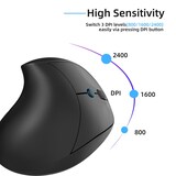 thumbnail of Souris Ergonomique Sans Fil Rechargeable Pour Gaming Avec Précision Laser Noir YONIS