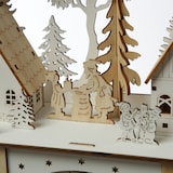 thumbnail of LED Lichterbogen Weihnachtsdorf Winterdorf H: 33,5cm 2stöckig Batterie