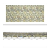 thumbnail of Relaxdays Weichschaummatte, zuschneidbar, Bad, Sauna, Pool, Antirutschmatte, Design Steine, B x T ca. 65 x 150 cm, braun