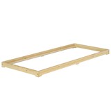 thumbnail of Bettrahmen Bodenbett Futon extra niedriges Holzbett 90x200 Kiefer lackiert V-60.47K-09 Rollrost und Matratze inkl.