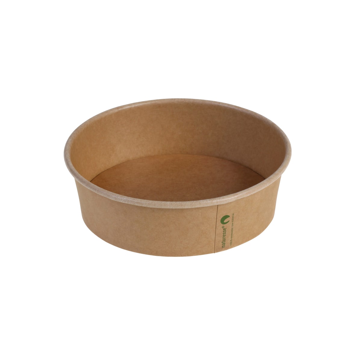 250 Naturesse Salatschale Kraftpapier Ø 15 cm 480 - 500 ml braun