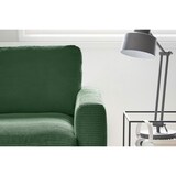 thumbnail of KAWOLA Ecksofa CARA Sofa Recamiere links Cord smaragd