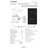 thumbnail of INFINITON Placa Vitroceramica VIT2FBN, 2 Zonas, Ancho 30 cm, Touch control, CRYSTAL BLACK