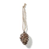 thumbnail of Christbaumschmuck Tannenzapfen Figur 5cm Keramik Braun