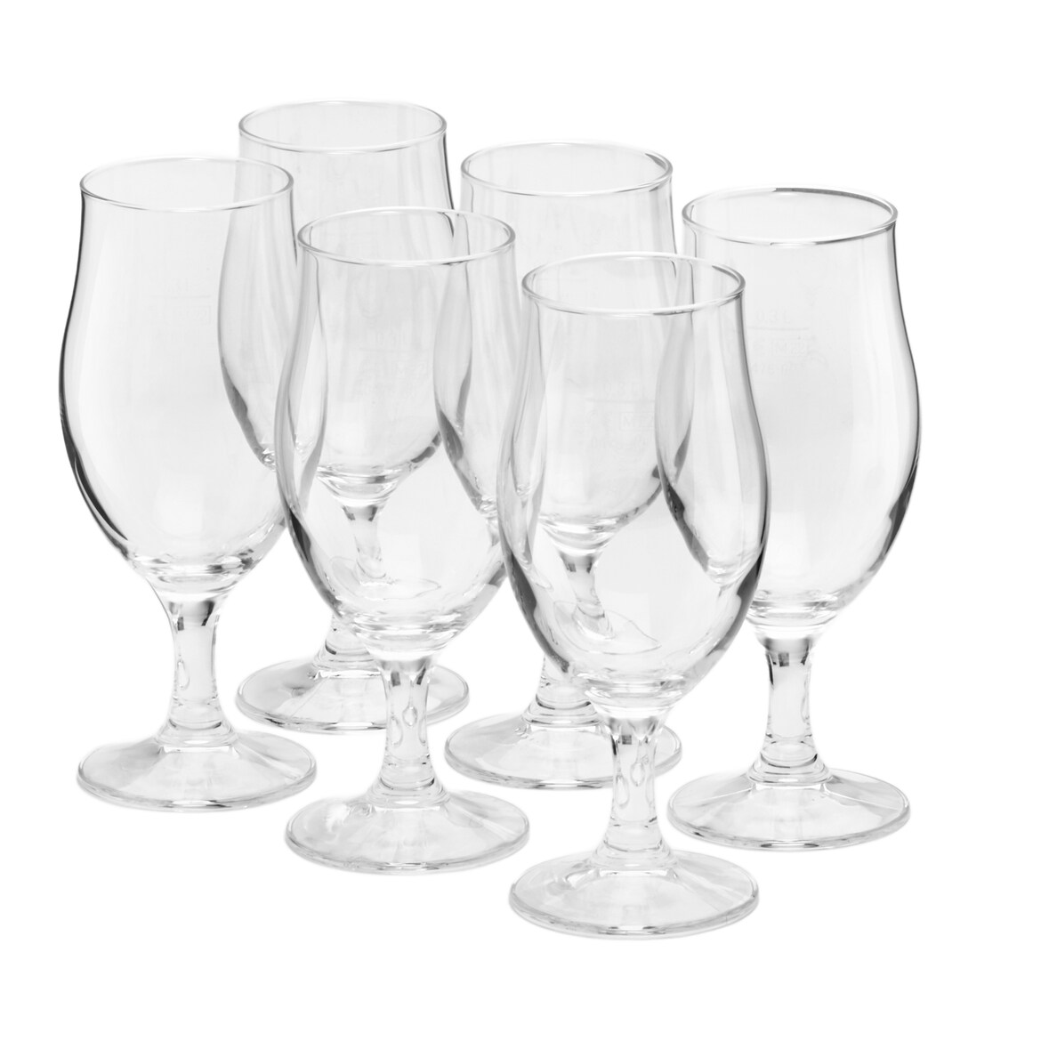 Bormioli Biertulpen Executive 0,20 ltr. /-/, Glas 6 Stück