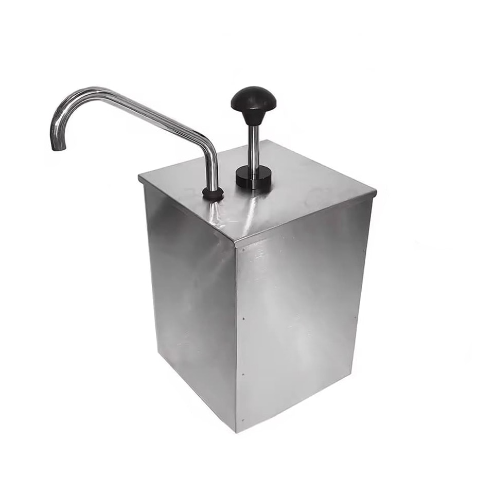 Dispensador de salsa/gelatina de acero inoxidable de 3,6 l