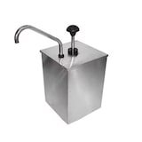 thumbnail of Dispensador de salsa/gelatina de acero inoxidable de 3,6 l