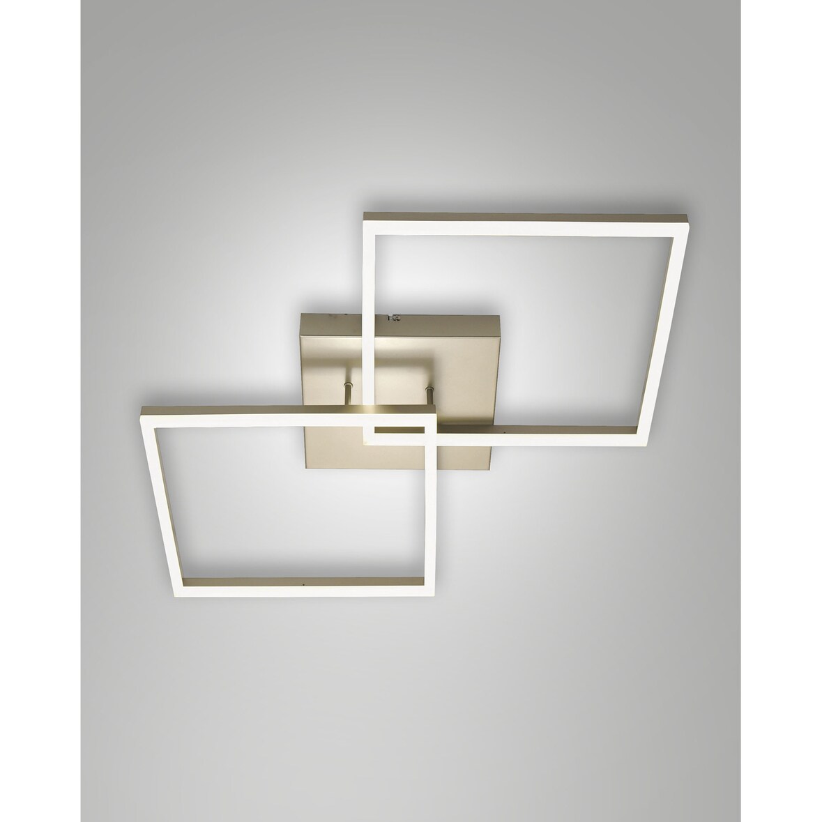 Moderne LED-Deckenleuchte BARD 52W Mattgold 3394-65-225 Fabas Luce