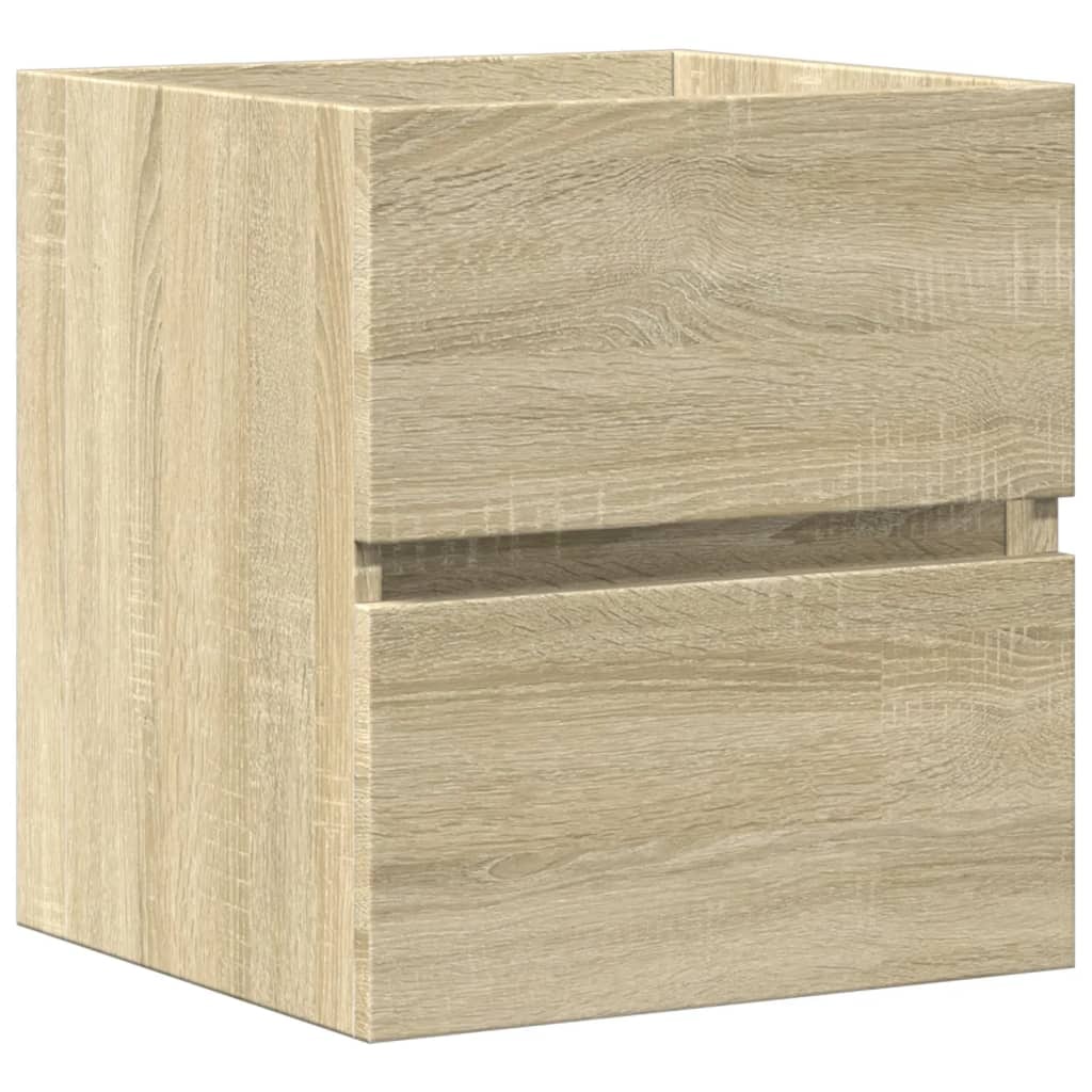 vidaXL Waschbeckenunterschrank Sonoma-Eiche 41x38,5x45cm Holzwerkstoff