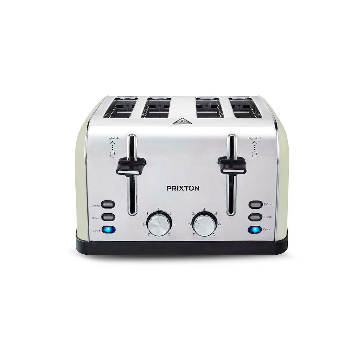 PRIXTON Tostador Bianca con 4 Ranuras 1900 W