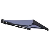 thumbnail of vidaXL Motorisierte Kassetten-Markise 350x250 cm Blau und Weiß