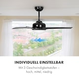 thumbnail of Klarstein Figo Deckenventilator 2-in-1 mit Deckenleuchte Ø 132 cm Schwarz 132