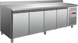 thumbnail of Gasfrit – Kühltheke für Unterbau, Wandmodell mit 4 Türen aus Edelstahl, Umluftkühlung, 2230 × 700 × 850 + 100 mm, hohe Qualität