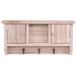 thumbnail of Quadro de chaves HWC-A48, caixa de chaves Quadro de chaves com portas, madeira maciça com certificação MVG ~ natural